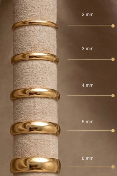 4 mm Tek 14 Ayar Altın Alyans Modeli