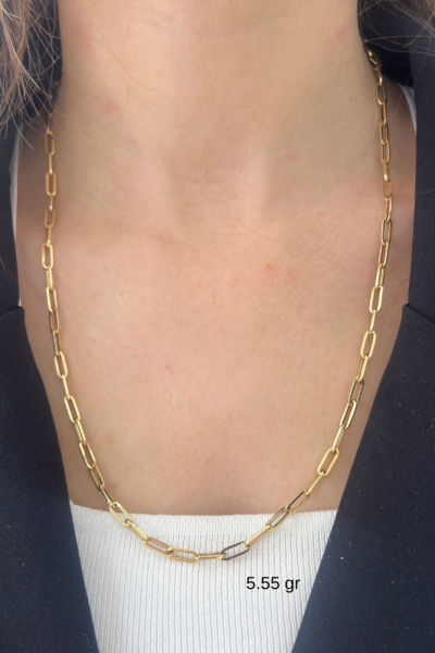 60 cm Ataç Model Altın Zincir