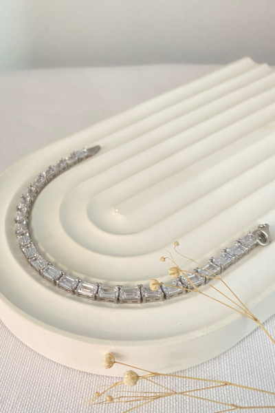 BAGET SU YOLU GÜMÜŞ BİLEKLİK