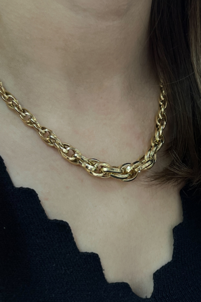 Burgu Model Zincir Altın Kolye