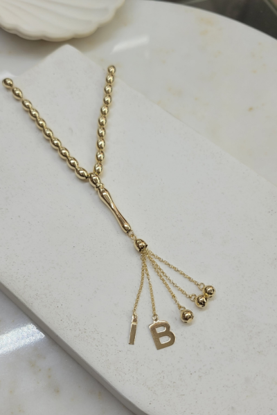 Harfli Badem Model Altın Tesbih 