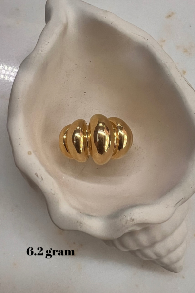 Maxi Midye Model Altın Yüzük