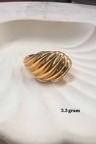 Midye Model Altın Yüzük