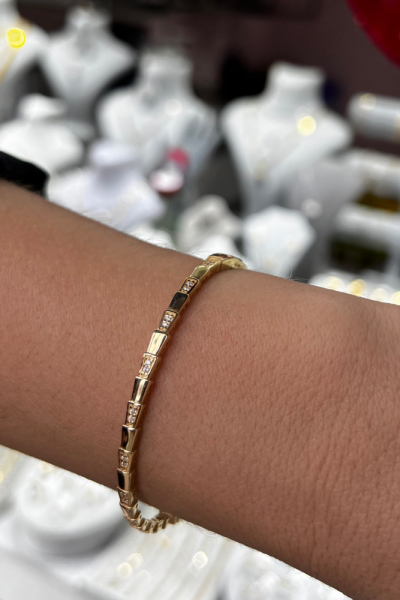 Snake Model Altın Bilezik