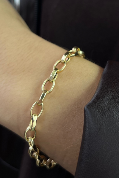 Zenit Zincir Altın Bileklik Modeli